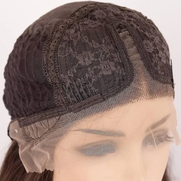 18 “ BROWN OMBRE WAVY LACE FRONT WIG *NEW*